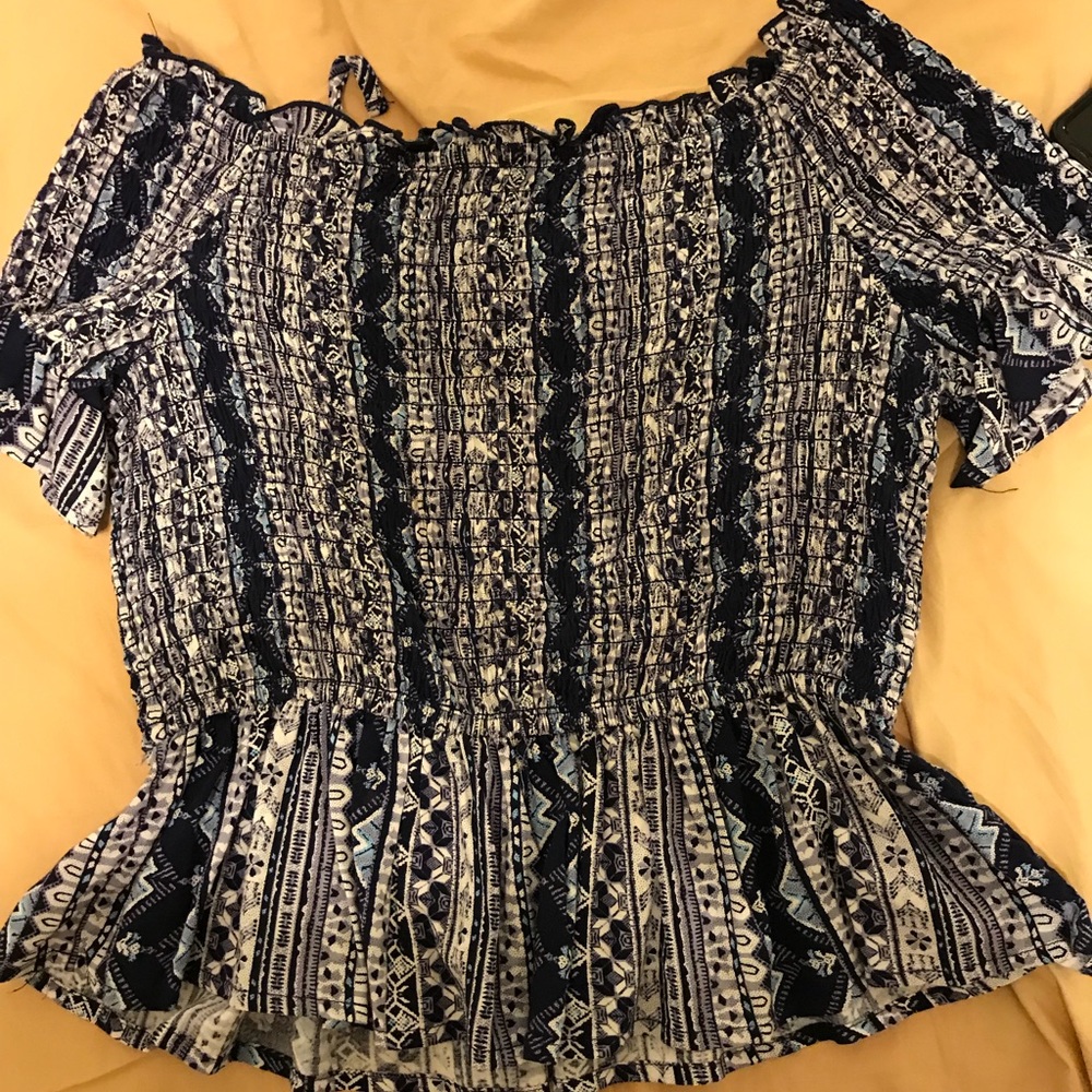 Stretchy cinched top from target